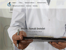 Tablet Screenshot of drdolezel.cz